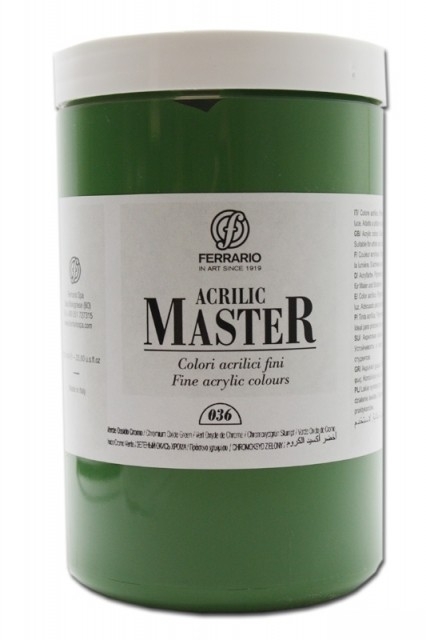 

Акрил Ferrario Acrilic Master 1000 мл № 36 оксид хрома, BM0979E036