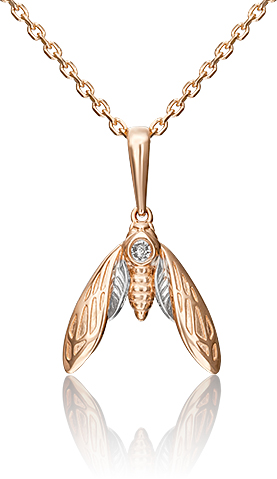 

Кулон из красного золота PLATINA jewelry 03-3095-00-401-1110-03, фианит, 03-3095-00-401-1110-03