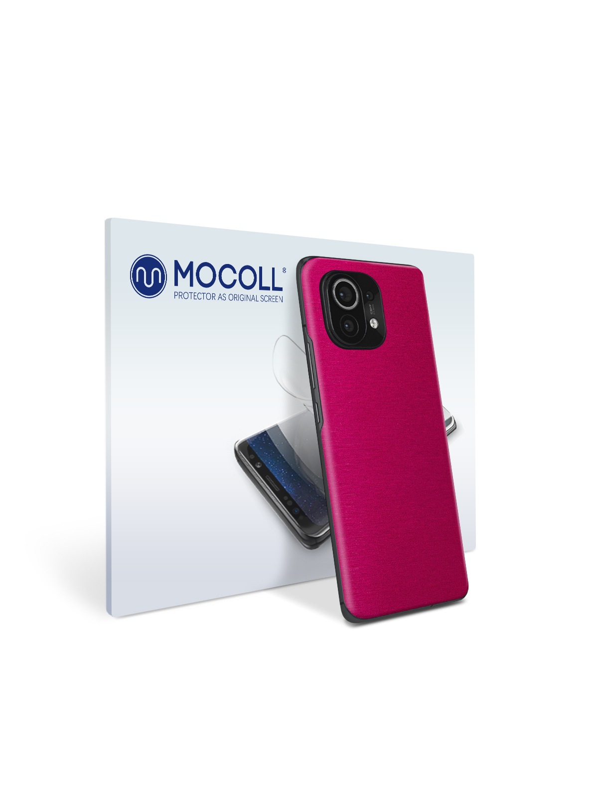 

Пленка защитная MOCOLL для задней панели Xiaomi Mi 11Lite Металлик Розовый