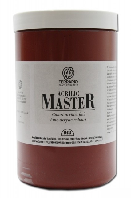 

Акрил Ferrario Acrilic Master 1000 мл № 44 сиена жжёная, BM0979E044
