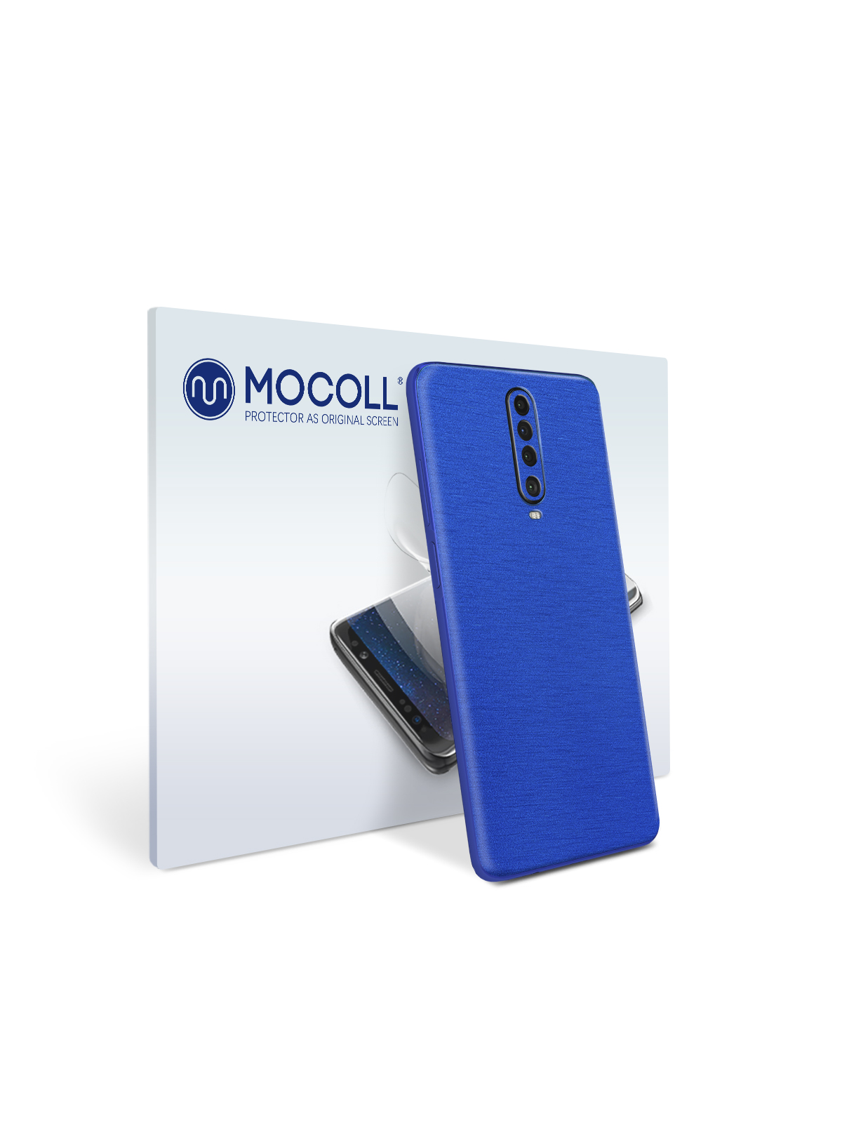 

Пленка защитная MOCOLL для задней панели Xiaomi Poco X2 Металлик Синий
