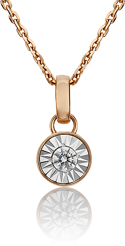 

Кулон из белого золота/красного золота PLATINA jewelry 03-3094-00-501-1111-38, Swarovski, 03-3094-00-501-1111-38
