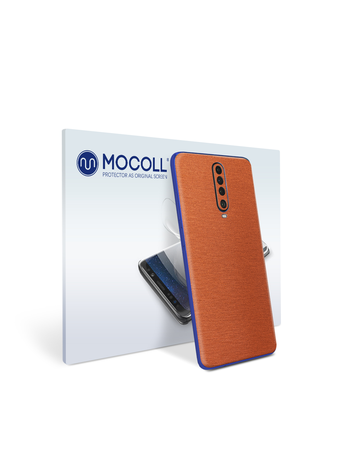 

Пленка защитная MOCOLL для задней панели Xiaomi Poco X2 Металлик Оранжевый
