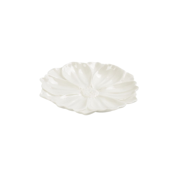 фото Тарелка цветок (белый) (мин3) домран 727-156