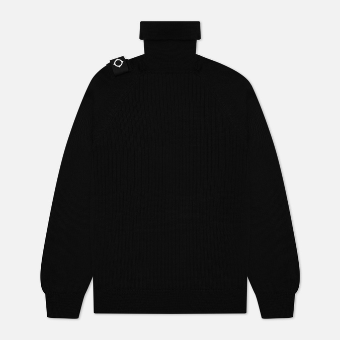 Мужской свитер MA.Strum Roll Neck чёрный, Размер XL