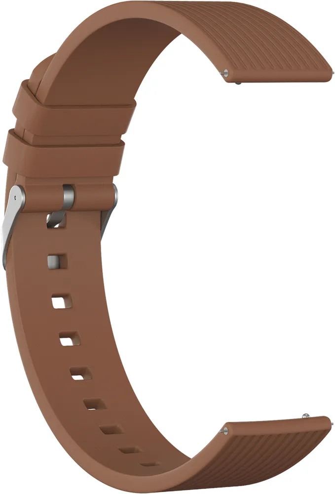 

Ремешок силиконовый GSMIN Italian Collection 20 для Amazfit Bip S / Bip S Lite (Коричневый