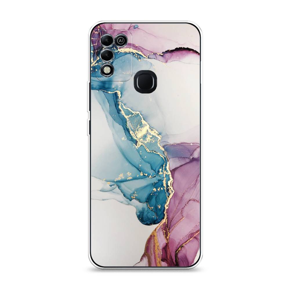 

Чехол на Infinix HOT 10 Play/HOT 11 Play "Розовые разводы рисунок", 3100850-3