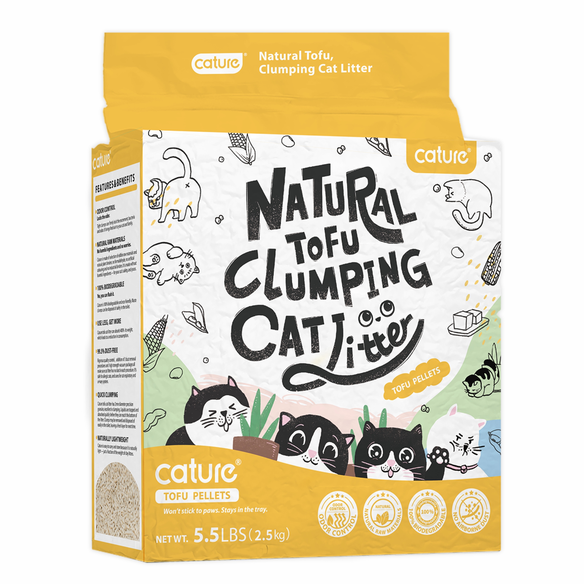 Cature tofu cat litter