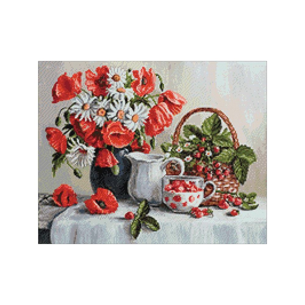 

Алмазная вышивка Гранни Маки и клубника