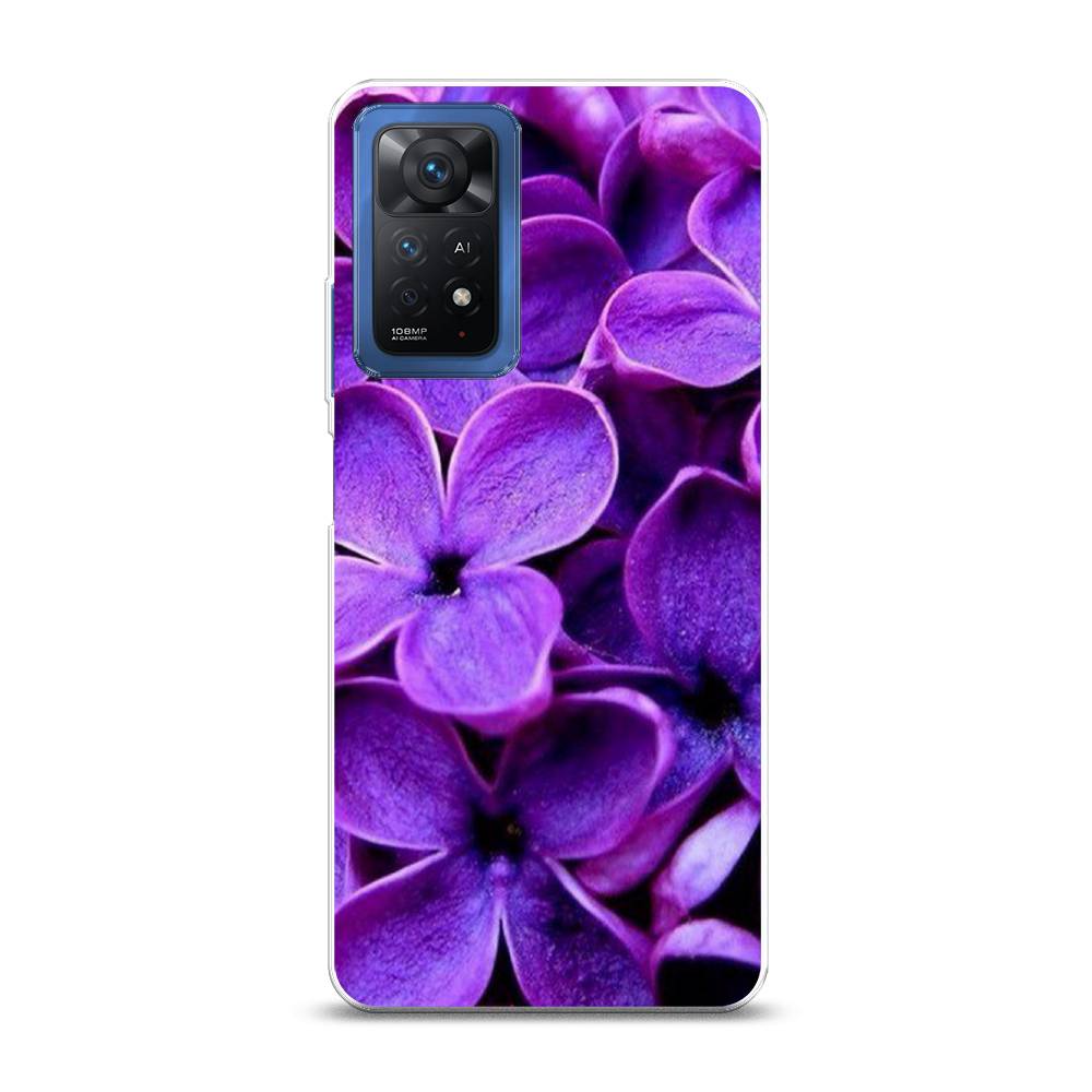 

Чехол Awog на Xiaomi Redmi Note 11 Pro "Сирень крупная", 315650-8