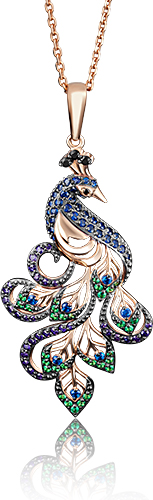 

Кулон из красного золота PLATINA jewelry 03-2207-03-404-1110-52, фианит, 03-2207-03-404-1110-52