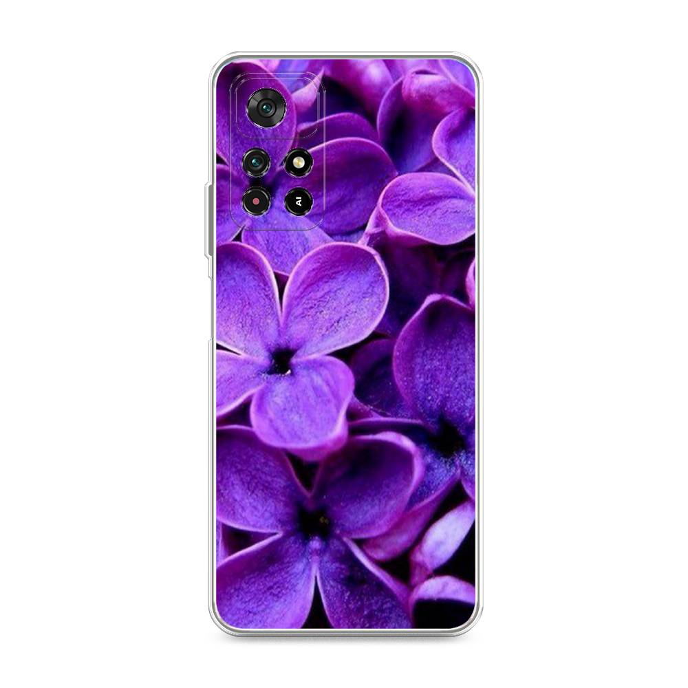 

Чехол Awog на Xiaomi Redmi Note 11T 5G "Сирень крупная", 315150-8