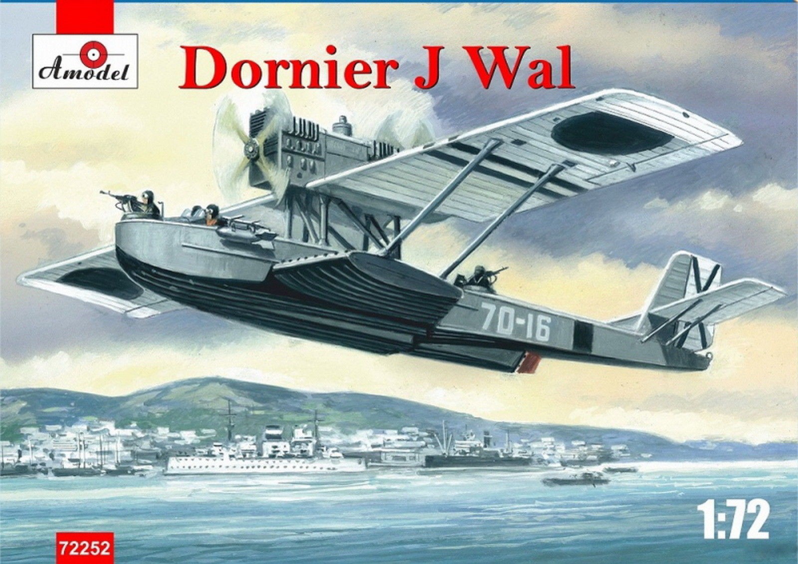 

Сборная модель Amodel 1/72 Самолёт Dornier Do J Wal 72252