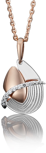 

Кулон из белого золота/красного золота PLATINA jewelry 03-2696-00-401-1111-65, фианит, 03-2696-00-401-1111-65