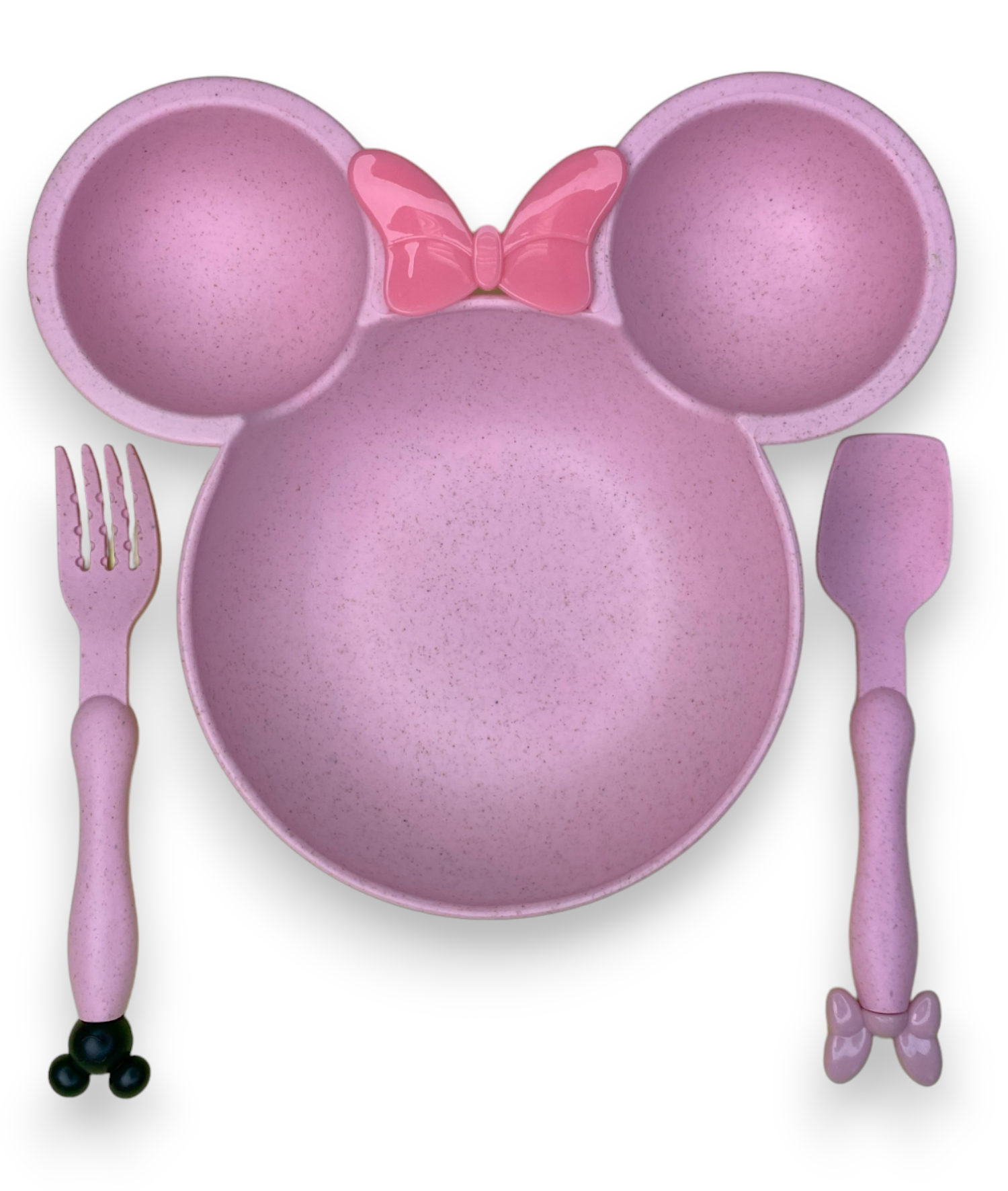 Детская посуда для кормления Добрый Филин Минни Маус Mik, розовая