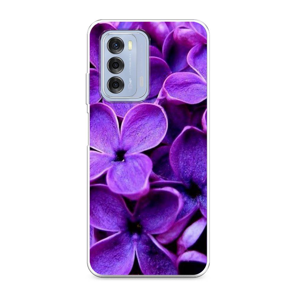 

Чехол Awog на ZTE Blade V40 / ЗТЕ Блэйд V40 "Сирень крупная", 136150-8