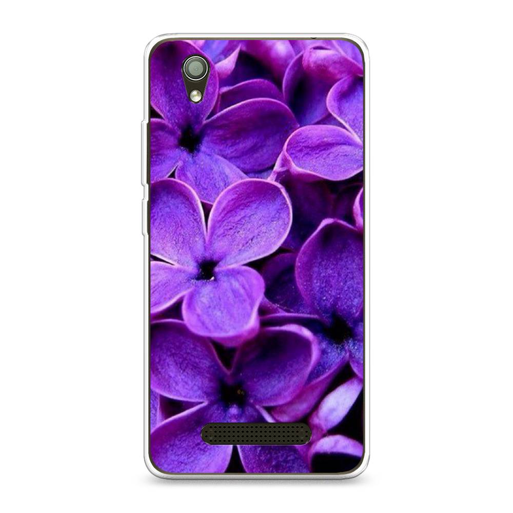 

Чехол Awog на ZTE Blade X3 / ЗТЕ Блэйд X3 "Сирень крупная", 130650-8