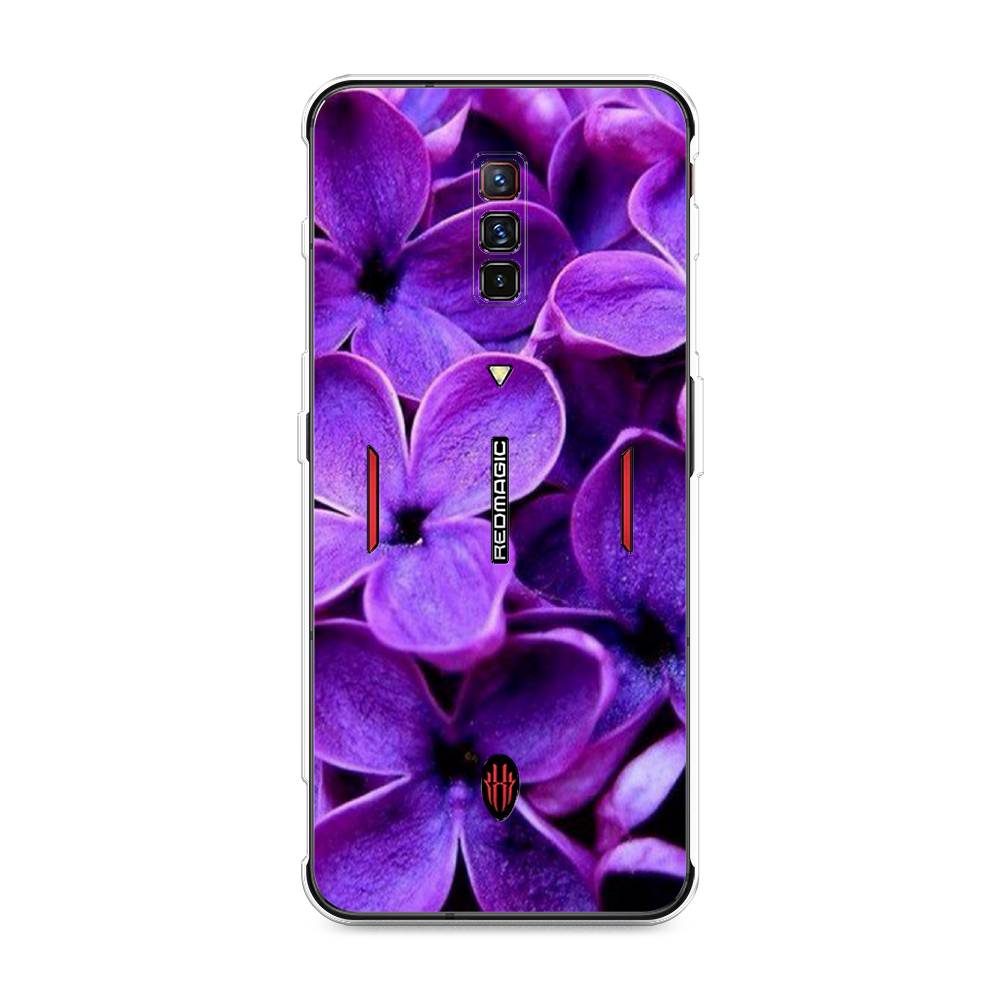 

Чехол Awog на ZTE Nubia Red Magic 6 / ЗТЕ Нубиа Ред Мэджик 6 "Сирень крупная", 135150-8