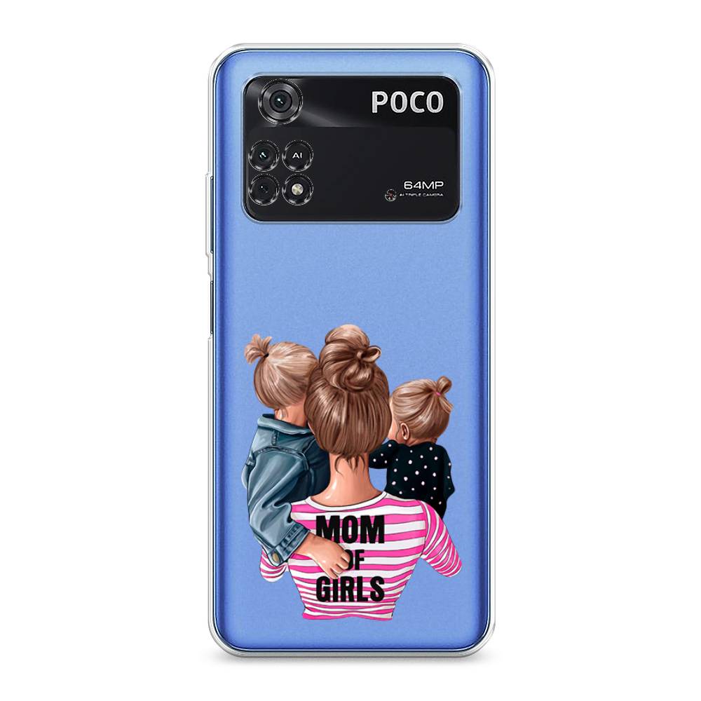 

Чехол Awog на Poco M4 Pro 4G "Mom of Girls", Разноцветный, 313050-6