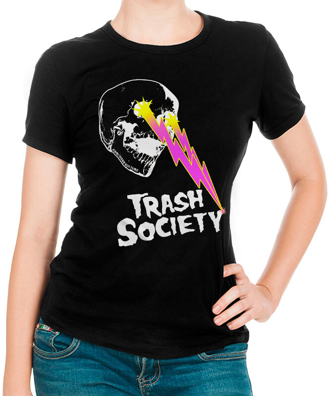 фото Футболка женская design heroes trash society черная xs