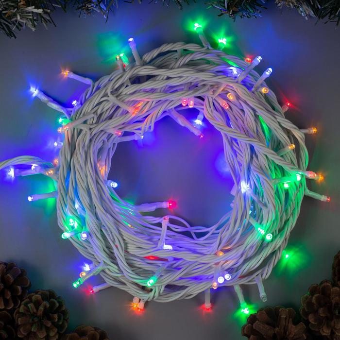 

Световая гирлянда новогодняя Нить 1080031 10 м разноцветный/RGB, Нить