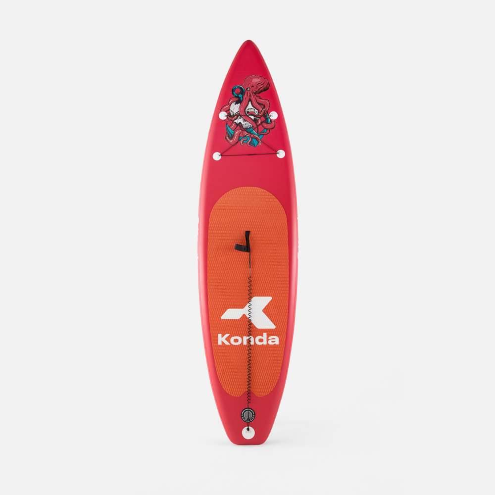 

Sup-доска Konda Tentacles 11', 335x84x15 см, до 180 кг, в комплекте, KND1308, Красный;белый;голубой, KND130