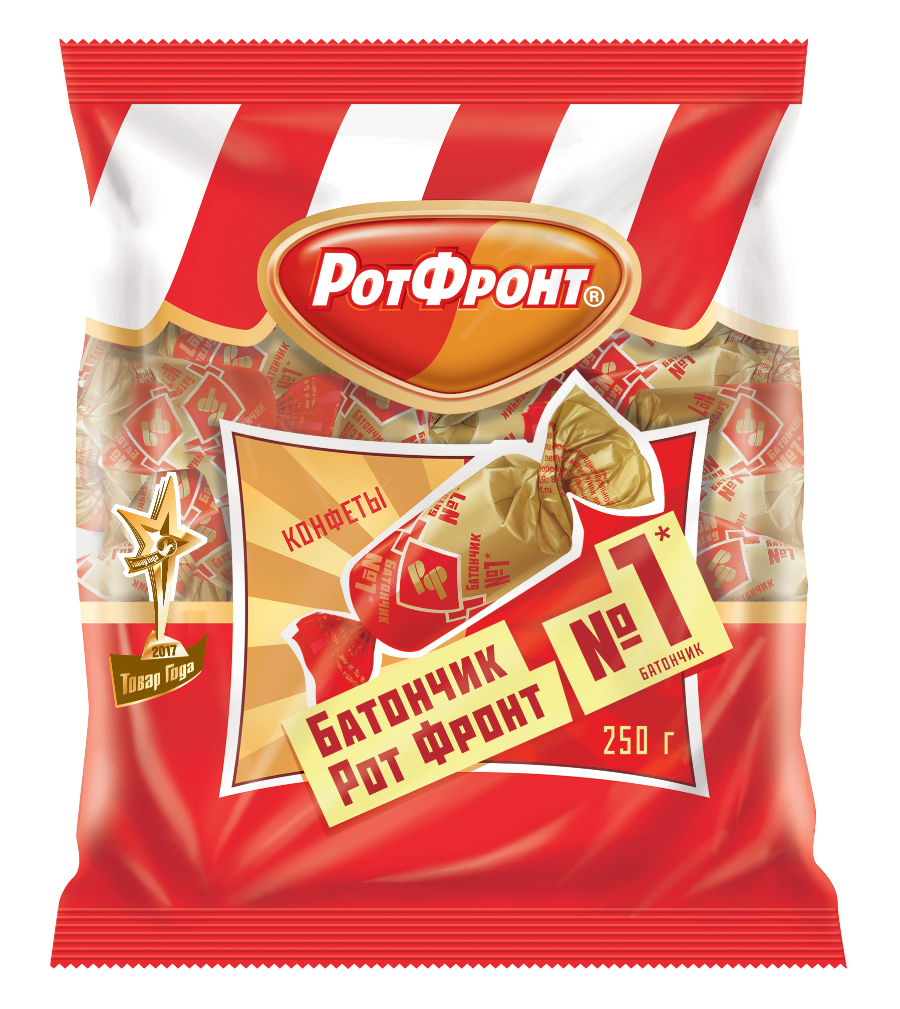 

Конфеты Рот Фронт батончик 250 г