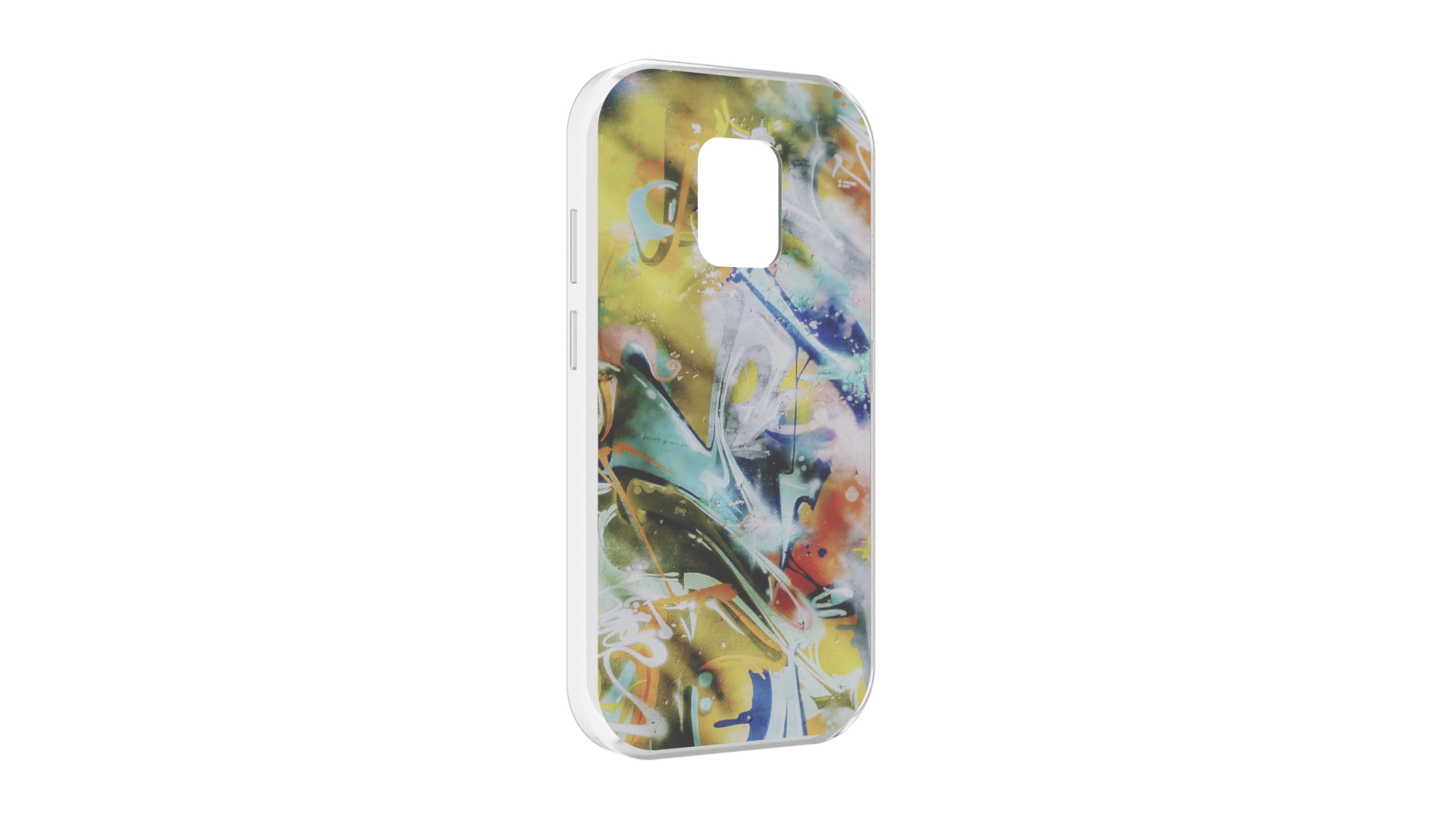 

Чехол на Lenovo K14 Plus/Motorola Moto E20/E30/E40 "Олень с новогодним венком", Прозрачный, Tocco