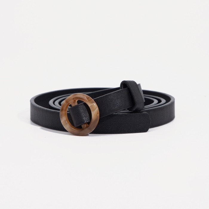 

Ремень женский NoBrand 9200327 чёрный, 110 см, Черный, 9200327