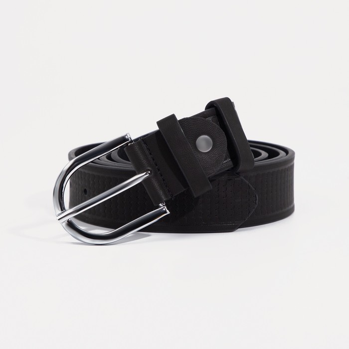 

Ремень женский NoBrand 9200335 чёрный, 120 см, Черный, 9200335