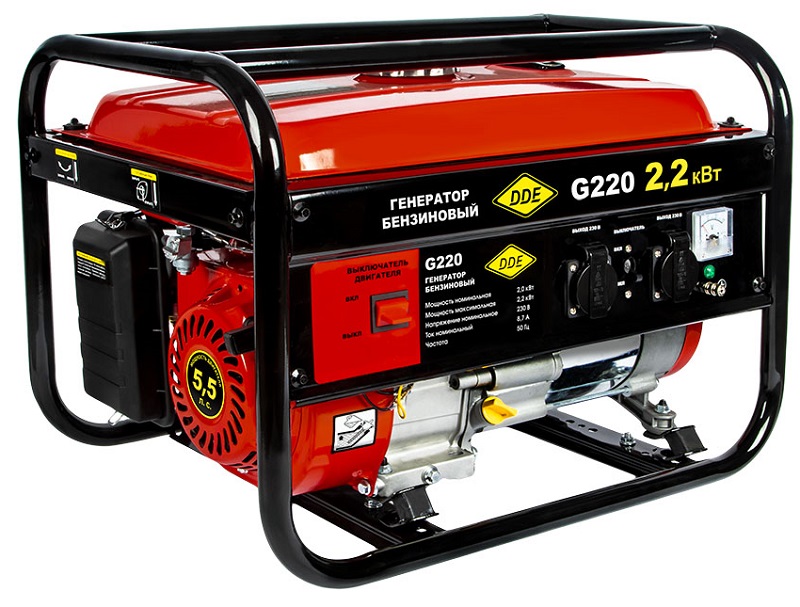 Бензиновый генератор DDE G220, 220, 2.2кВт [919-945]