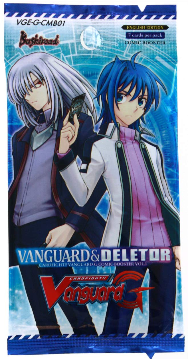 

Бустер Bushiroad Cardfight!! Vanguard G: Comic Booster: Vanguard & Deletor на англ. языке, CMB01