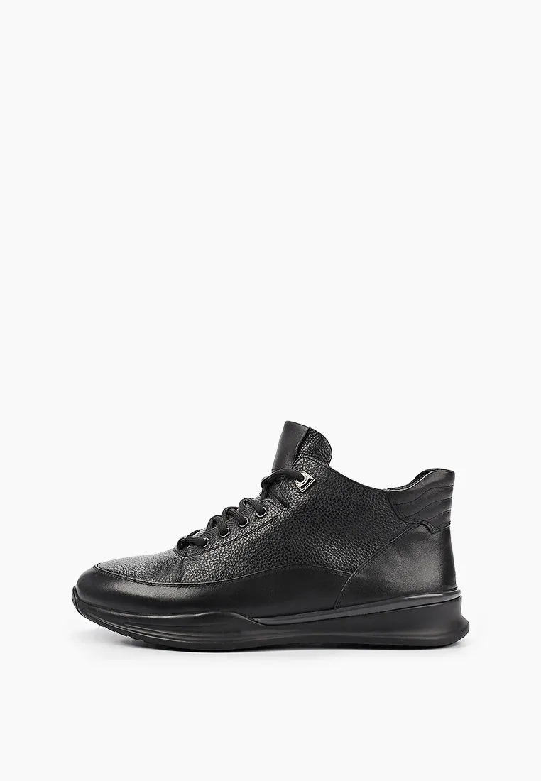 

Ботинки мужские Abricot AN-0206-baize-lea-black черные 41 RU, Черный, AN-0206
