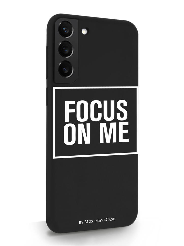 фото Чехол musthavecase для samsung galaxy s22+ focus on me черный