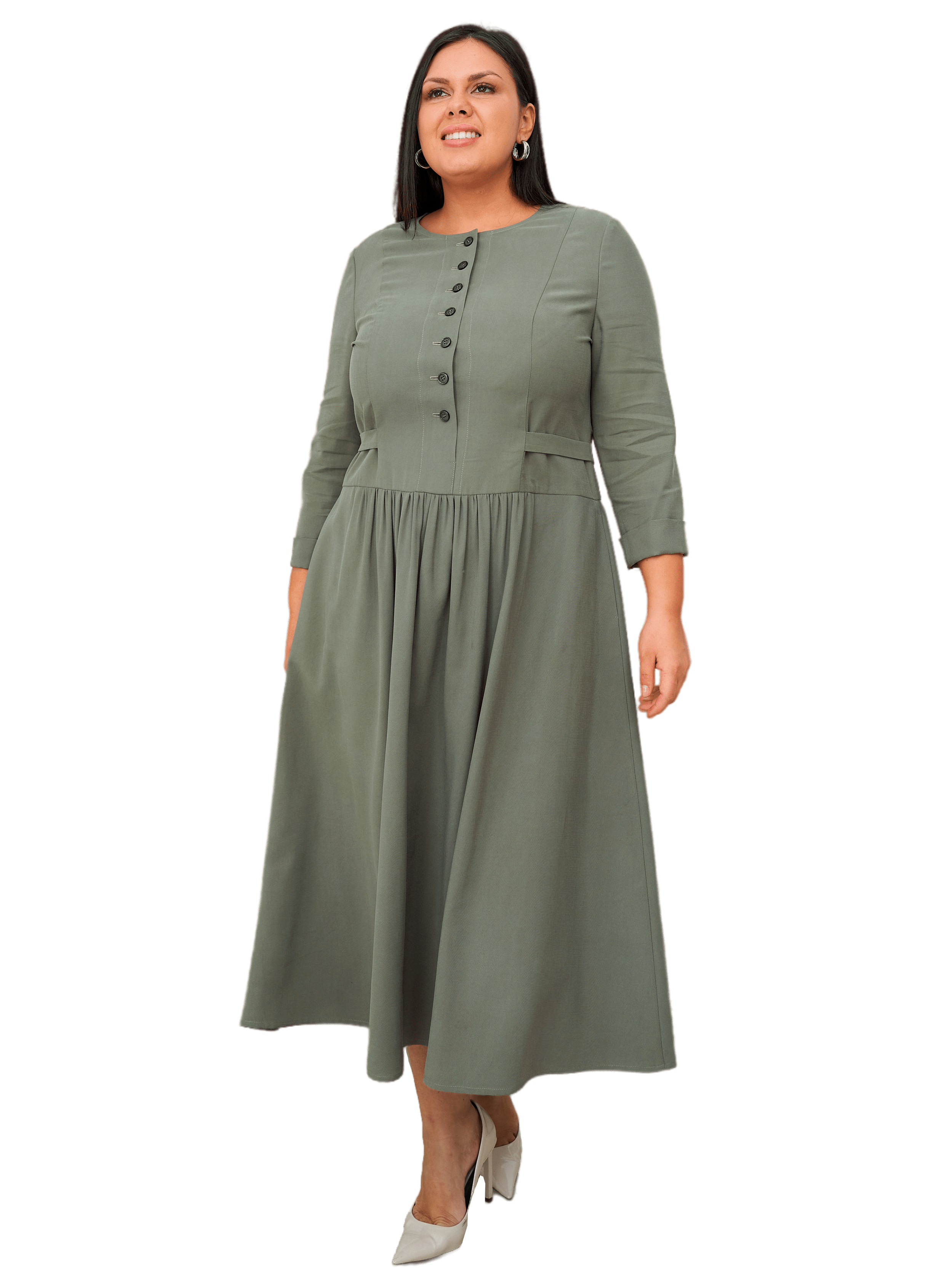 

Платье женское DRESSWILL весна зеленое 52 RU, Зеленый, весна