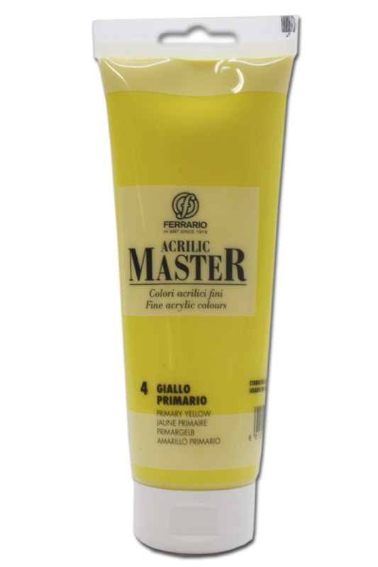 

Акрил Ferrario Acrilic Master 250 мл № 4 Желтый светлый, BM0978B0004