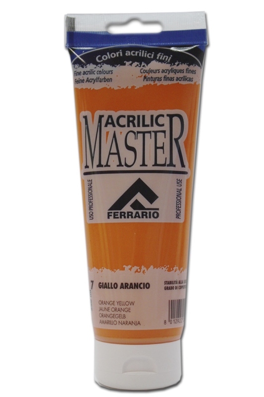 

Акрил Ferrario Acrilic Master 250 мл № 7 Оранжевый желтый, BM0978B0007