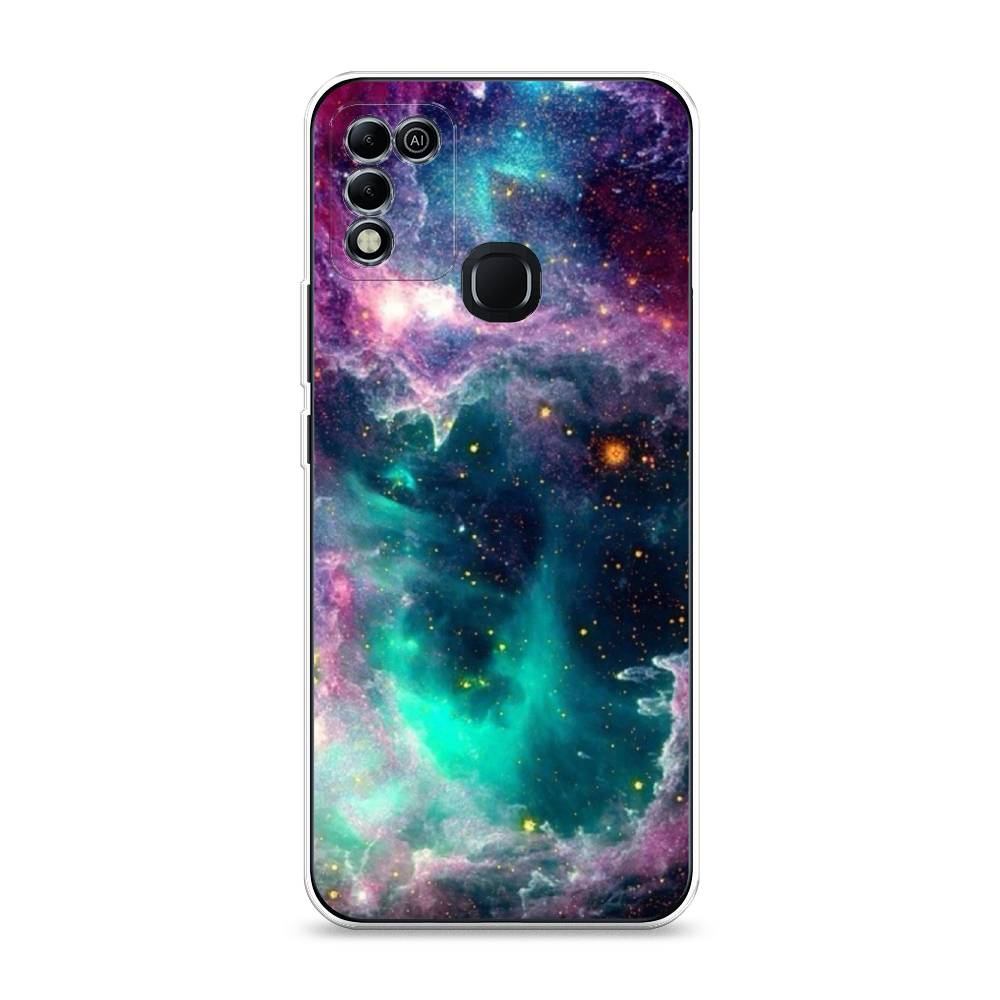 

Чехол на Infinix HOT 10 Play/HOT 11 Play "Звездные облака", Розовый;бежевый, 3100850-2