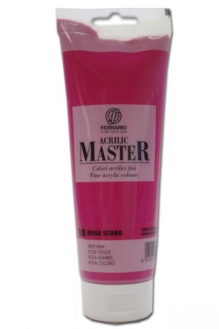 

Акрил Ferrario Acrilic Master 250 мл № 18 Розовый темный, BM0978B0018