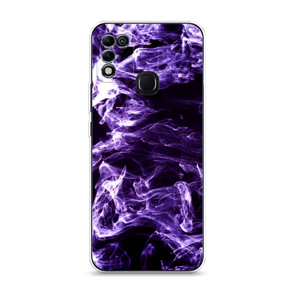 

Чехол на Infinix HOT 10 Play/HOT 11 Play "Фиолетовый дым", Фиолетовый;белый;черный, 3100850-3