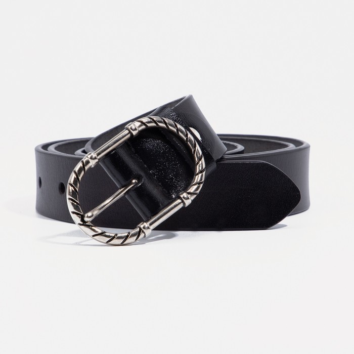 

Ремень женский NoBrand 9163754 чёрный, 110 см, Черный, 9163754