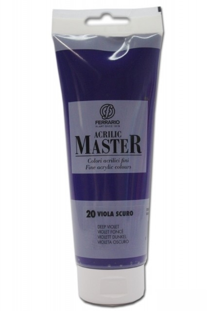 

Акрил Ferrario Acrilic Master 250 мл № 20 Фиолетовый темный, BM0978B0020