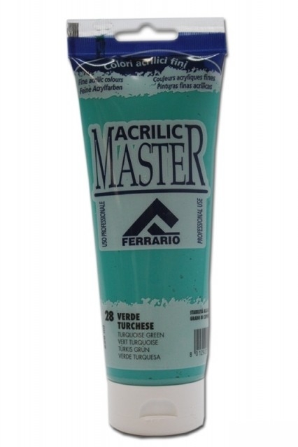 

Акрил Ferrario Acrilic Master 250 мл № 28 Турецкий зеленый, BM0978B0028