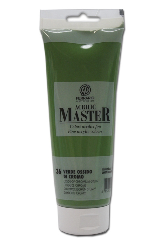 

Акрил Ferrario Acrilic Master 250 мл № 36 Оксид хрома, BM0978B0036