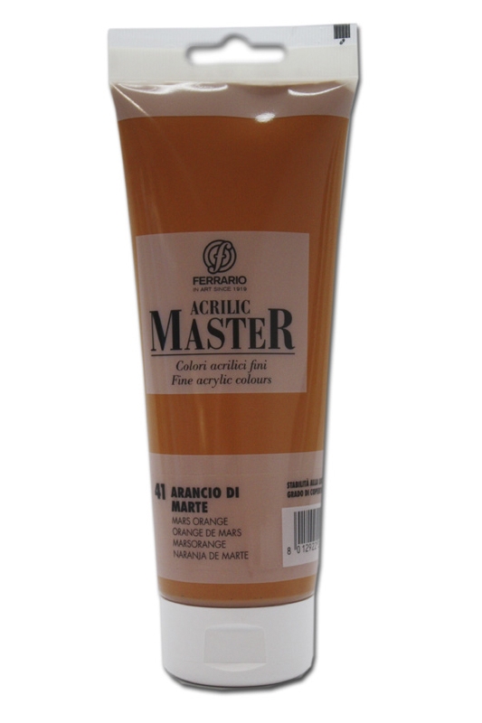 

Акрил Ferrario Acrilic Master 250 мл № 41 Оранжевый марс, BM0978B0041