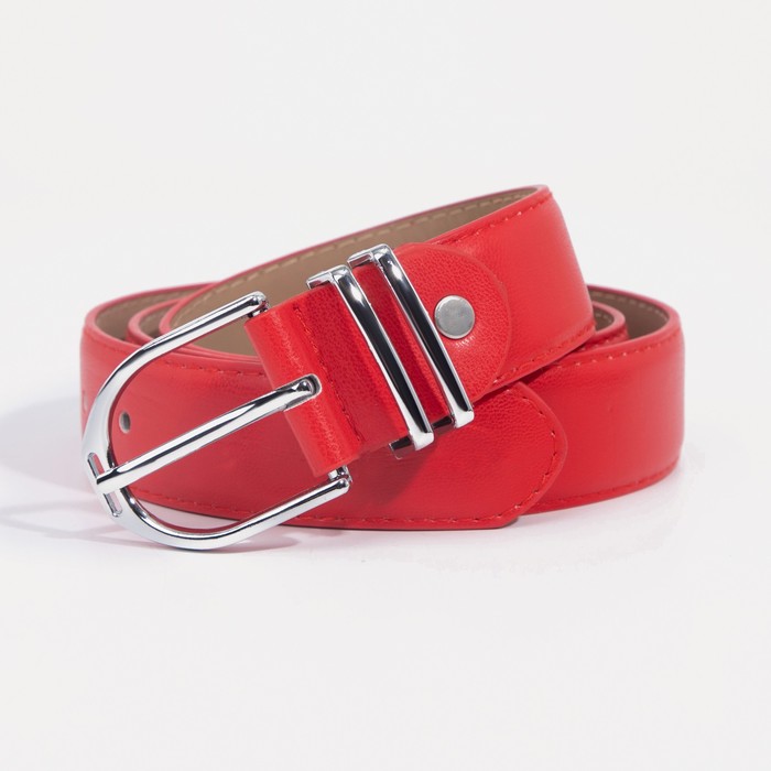 

Ремень женский NoBrand 9163793 красный, 105 см, 9163793