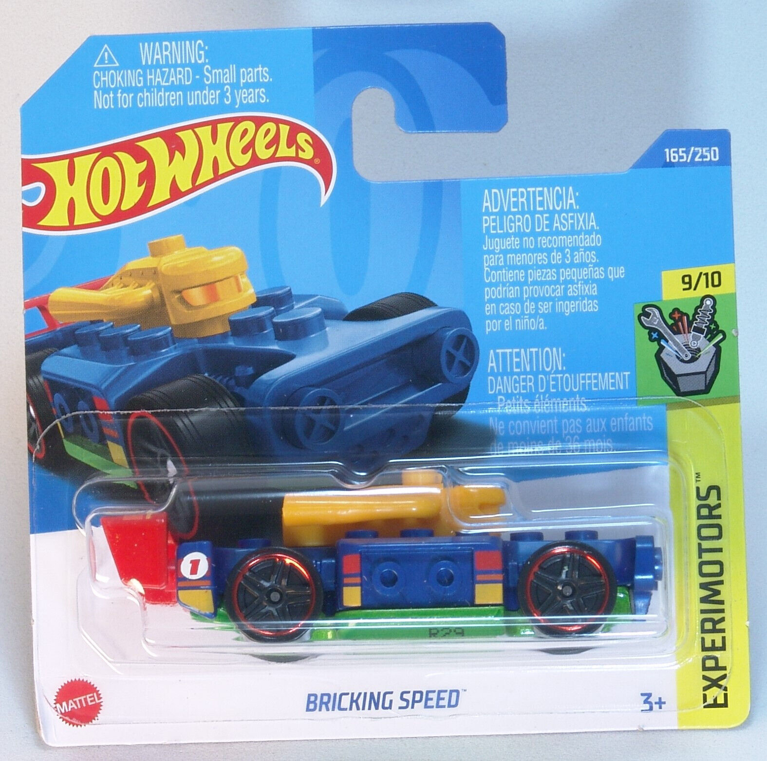 

Машинка Hot Wheels Хот Вилс 165250 Brucking speed, HCX30-R521, Желтый;синий