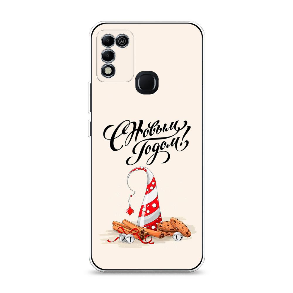 

Чехол на Infinix HOT 10 Play/HOT 11 Play "Подарки на Новый Год", Бежевый;красный;черный, 3100850-5