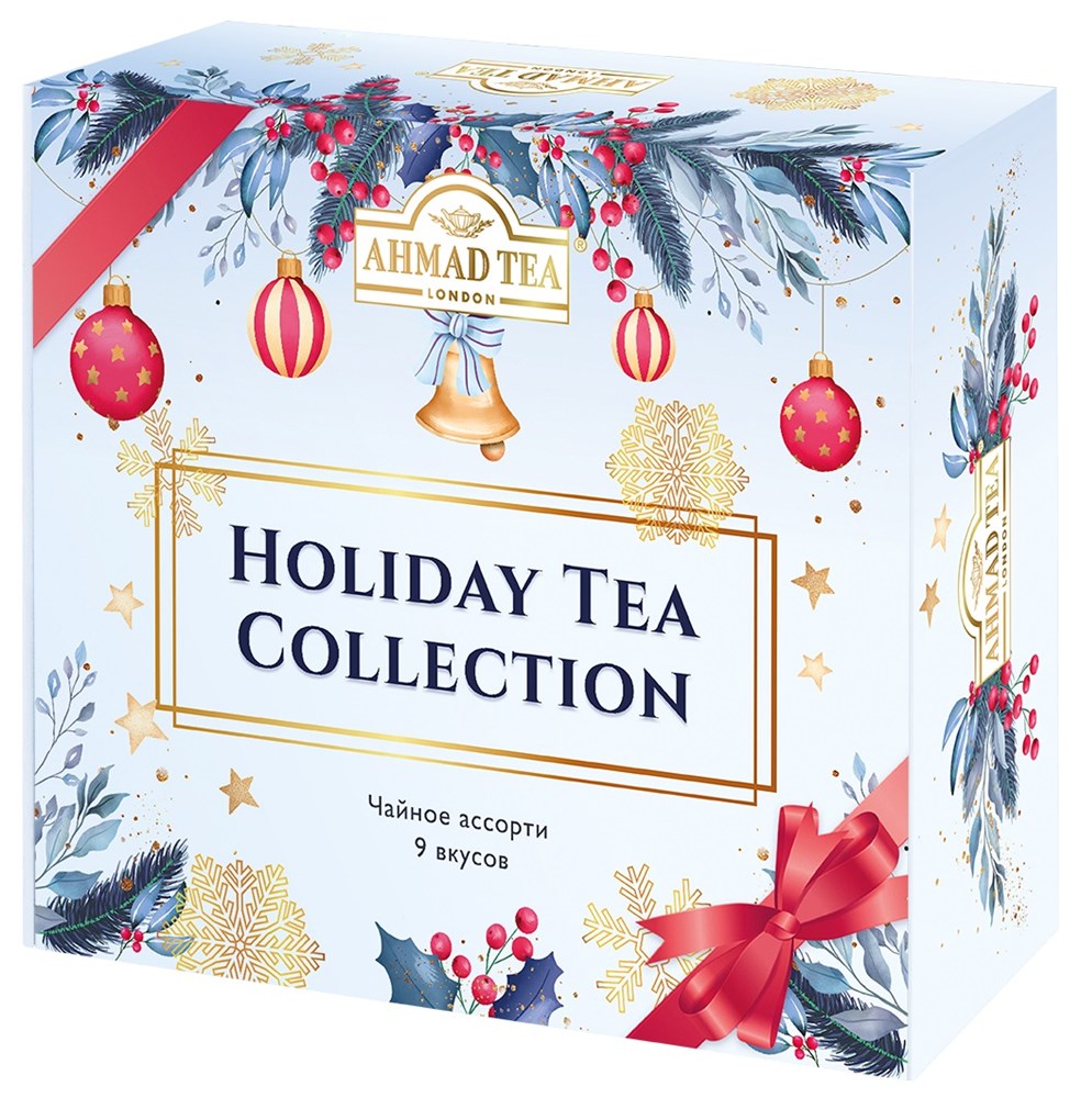 

Чайное Ассорти Ahmad Tea Holiday Tea Collection, 9 вкусов, (45 пакетиков)