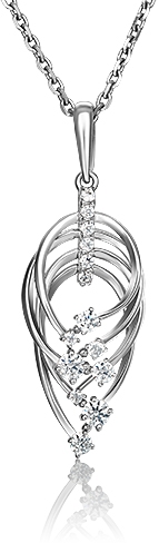 

Кулон из белого золота PLATINA jewelry 03-2995-00-501-1120-67, Swarovski, 03-2995-00-501-1120-67